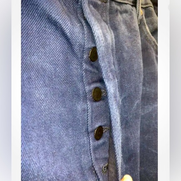 Levi's 501 XX Men's Denim Jeans Blue Washed Button Fly Cotton - Picture 3 of 10